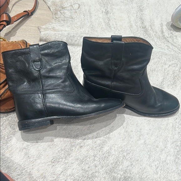 Isabel Marant Black Ankle Boots Classic Design - Picture 2 of 4